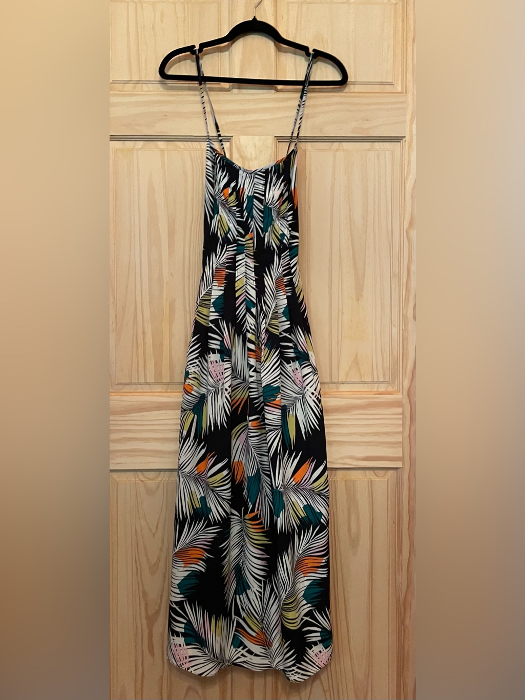 Tropical Palm Print Maxi Dress - Banana Republic 4